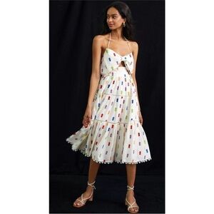 FARM Rio | Dresses | Farm Rio Blue Pineapple Garden Maxi Dress Large Nwt |  Poshmark